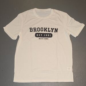 SHEIN White Brooklyn Graphic Tee